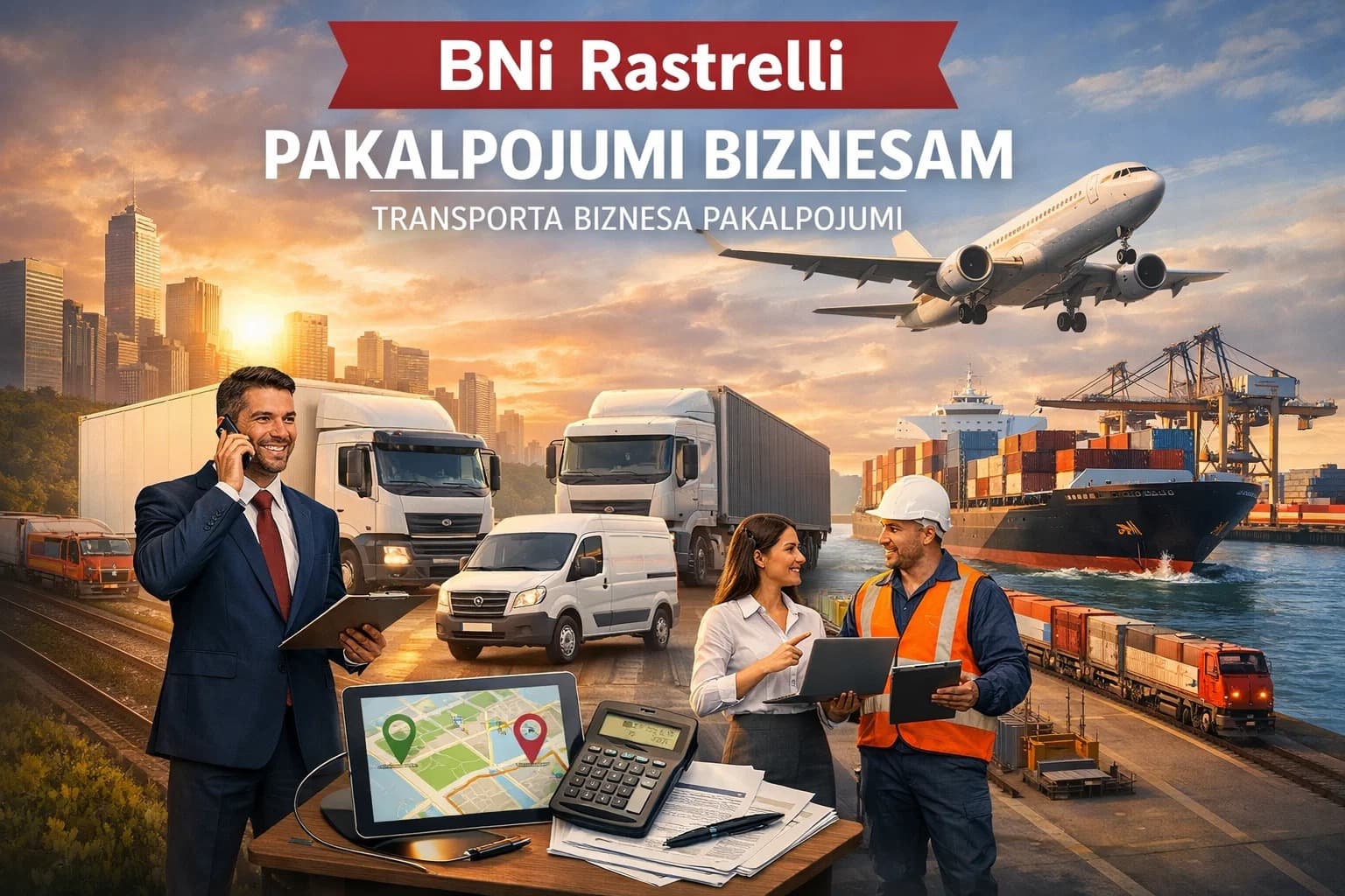BNI Rastrelli Pakalpojumi biznesam - Transporta biznesa pakalpojumu rīts - 10.04.2026.